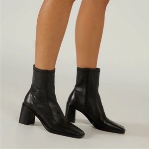 Tony Bianco Dusty Black Como Ankle Boots